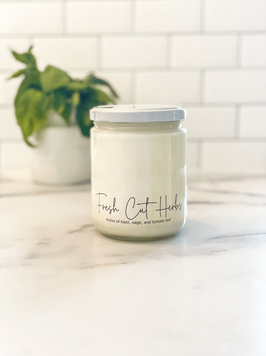 Fresh Cut Herbs - Hcubed Candles