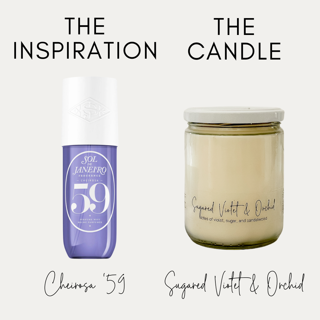 Sugared Violet & Orchid - Hcubed Candles