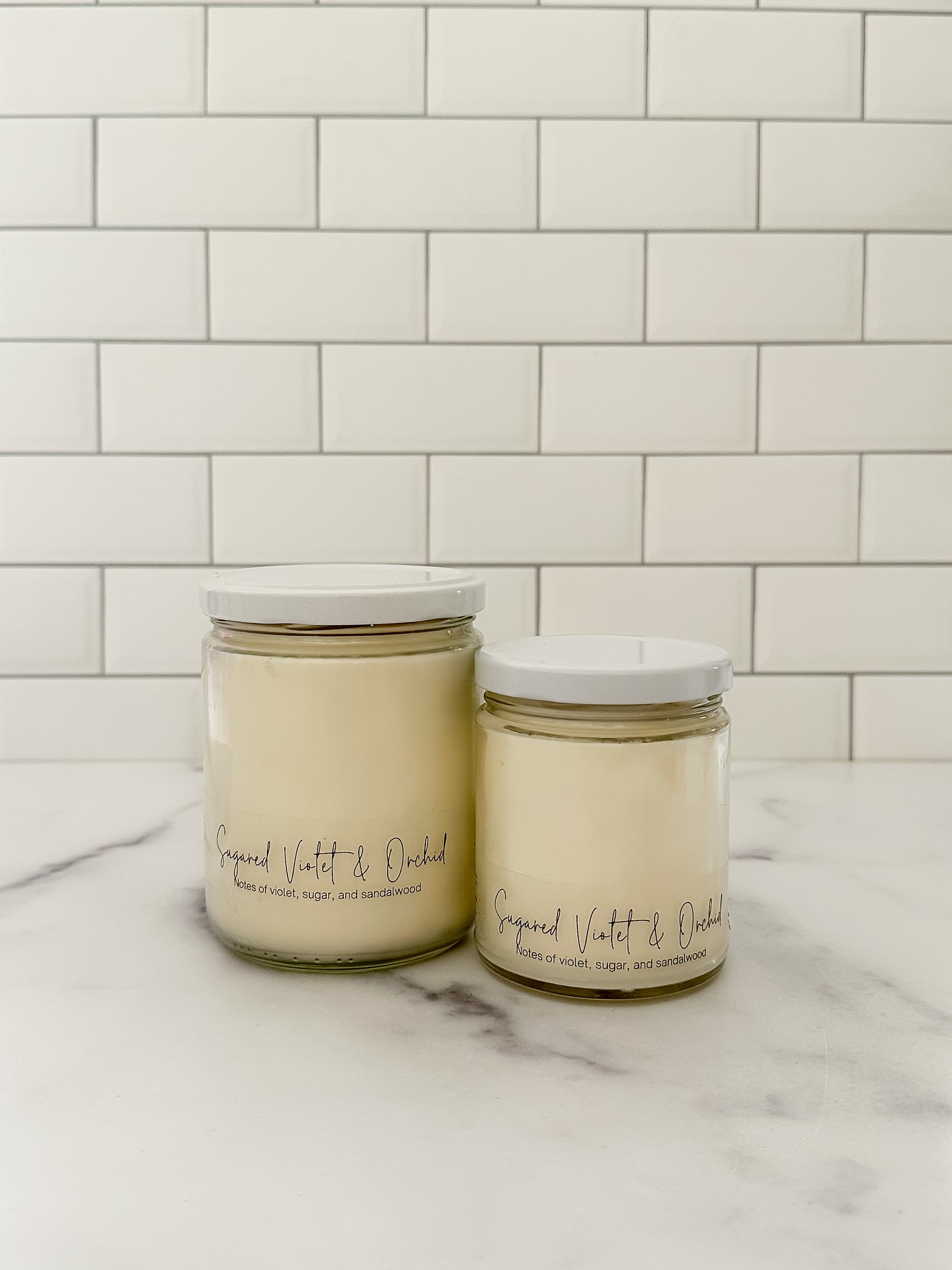 Sugared Violet & Orchid - Hcubed Candles