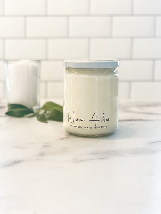 Warm Amber - Hcubed Candles