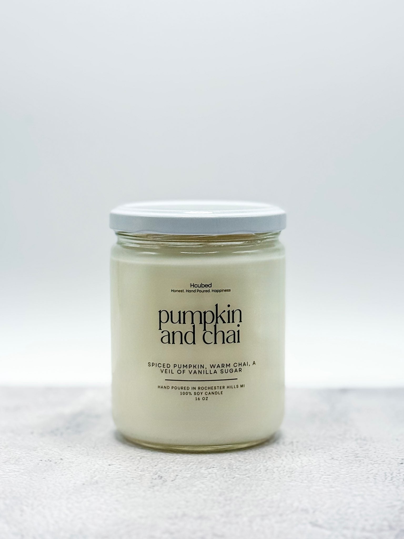 Pumpkin and Chai - Hcubed Candles