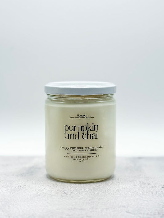 Pumpkin and Chai - Hcubed Candles