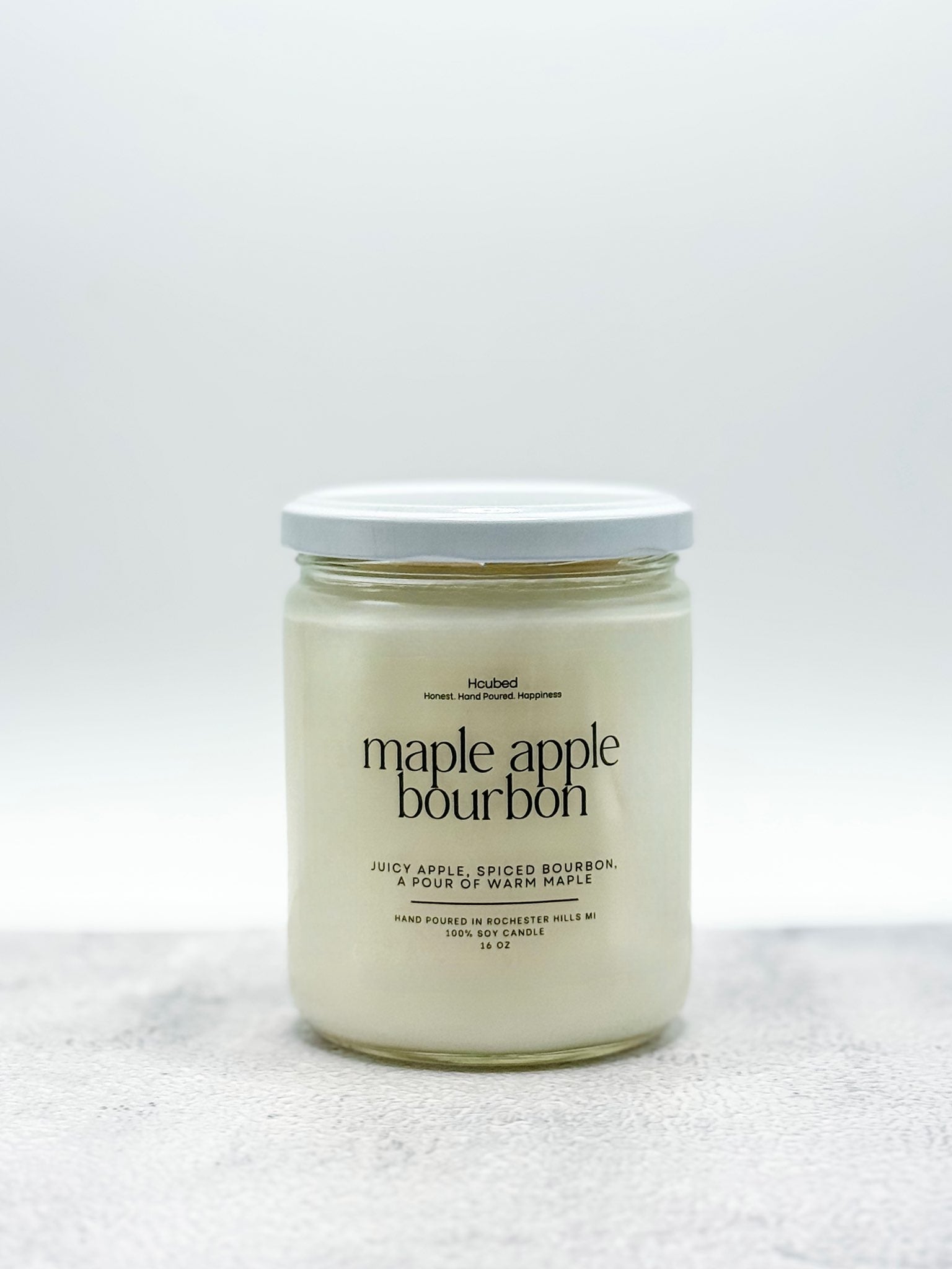 Maple Bourbon Cider - Hcubed Candles