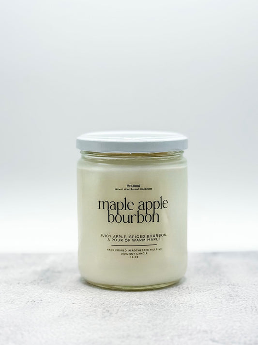 Maple Bourbon Cider - Hcubed Candles