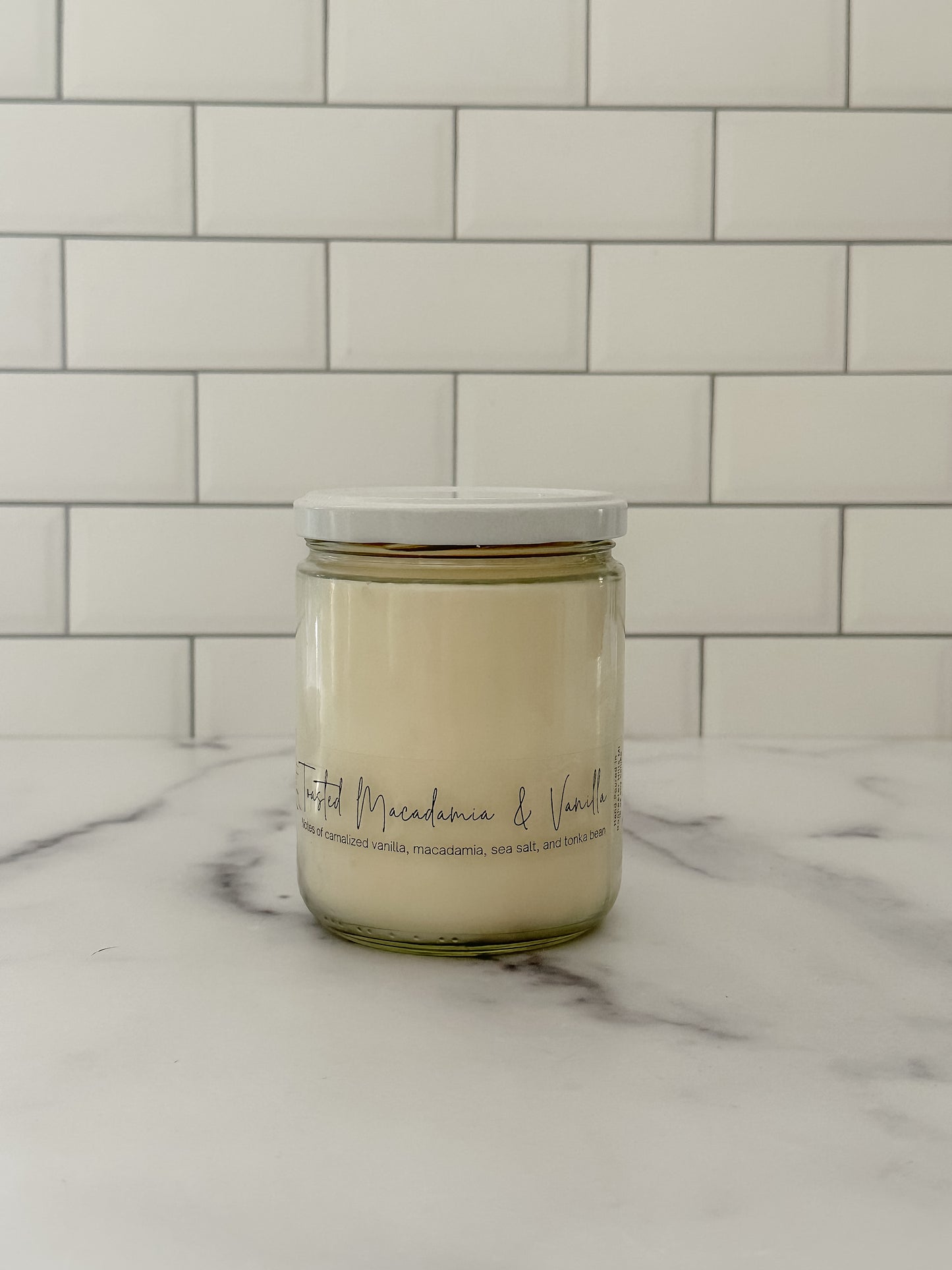 Toasted Macadamia & Vanilla - Hcubed Candles