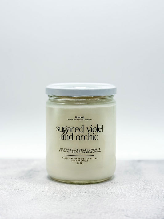 Sugared Violet & Orchid - Hcubed Candles