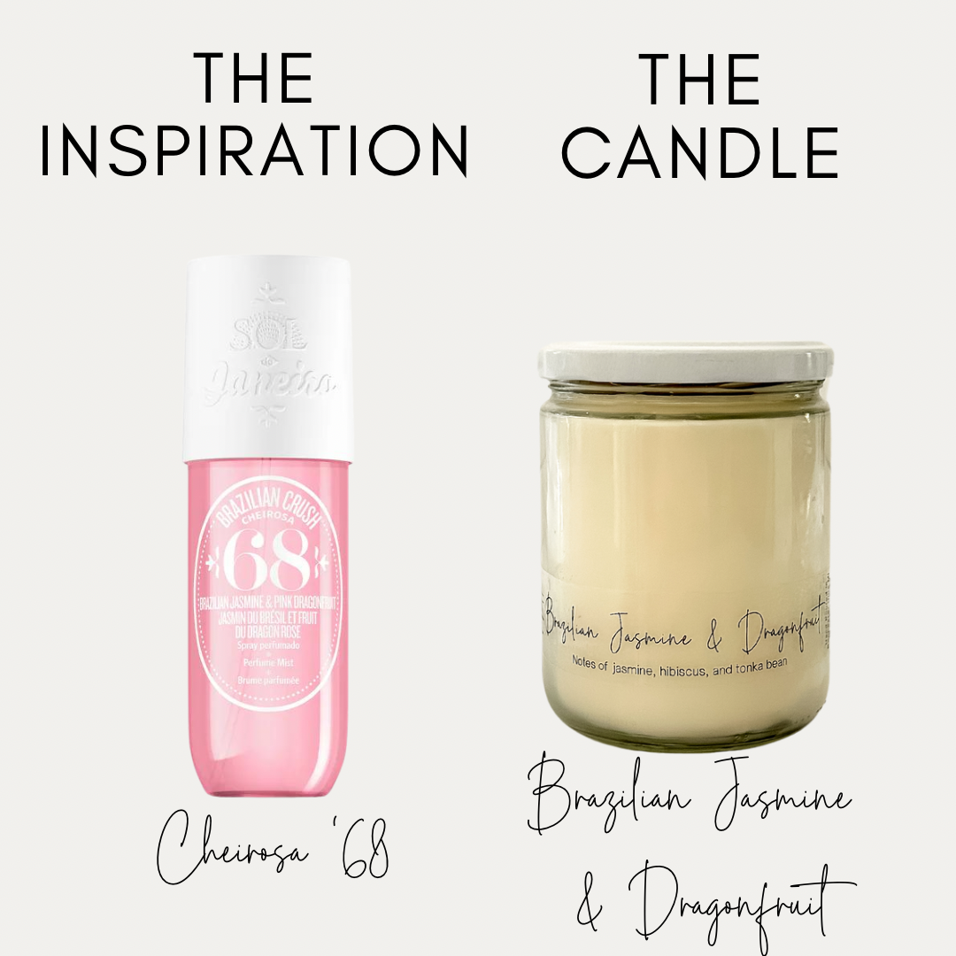 Brazilian Jasmine & Dragonfruit - Hcubed Candles