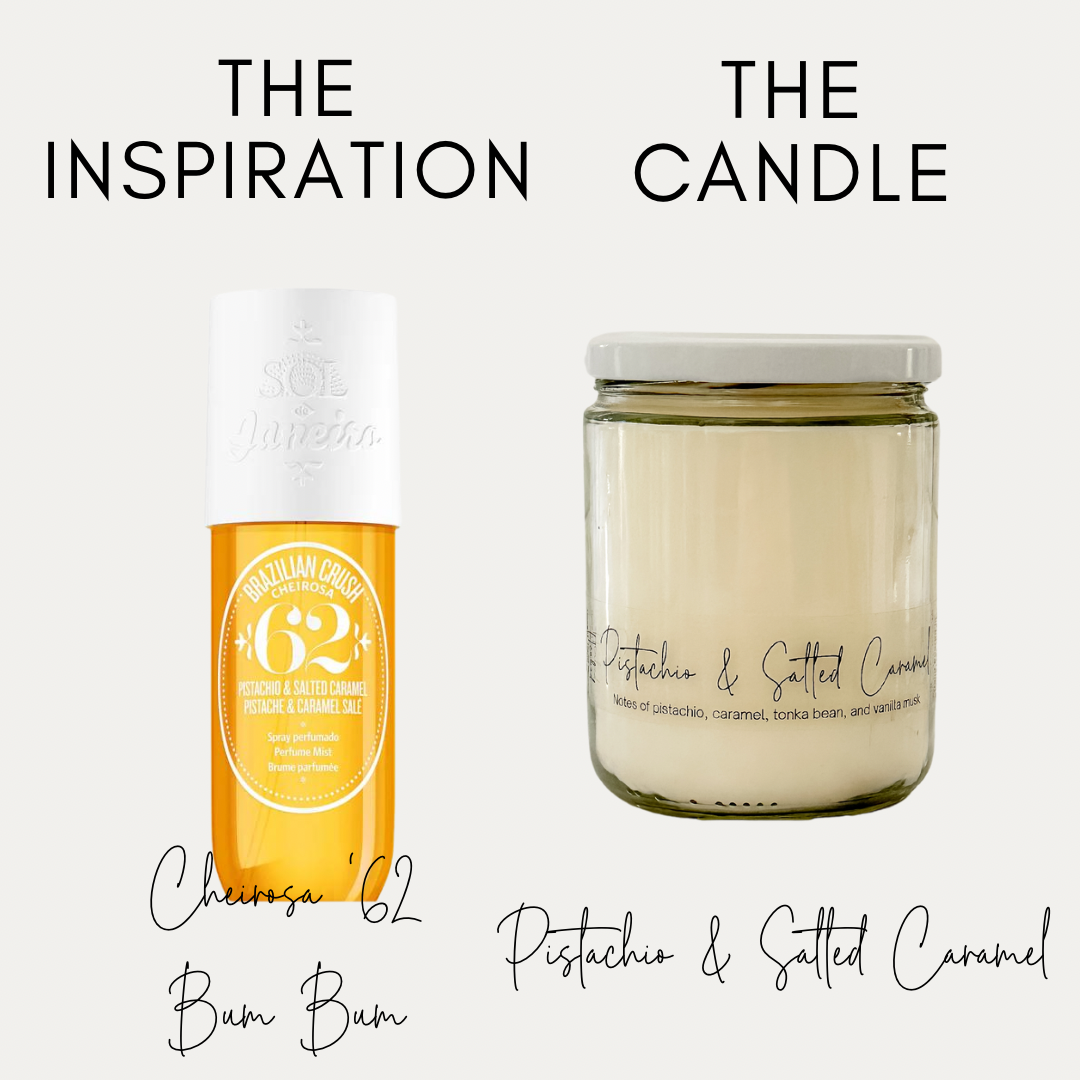 Pistachio & Salted Caramel - Hcubed Candles