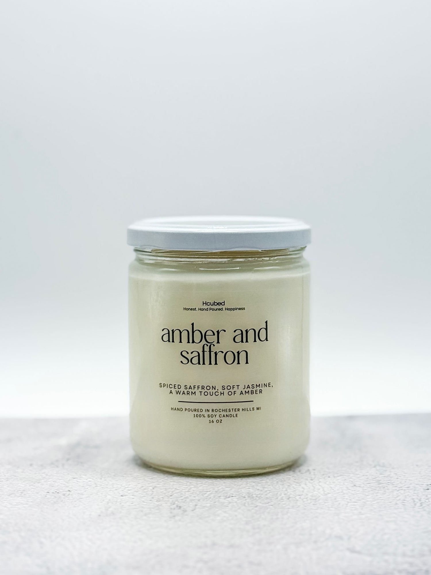 Amber & Saffron - Hcubed Candles