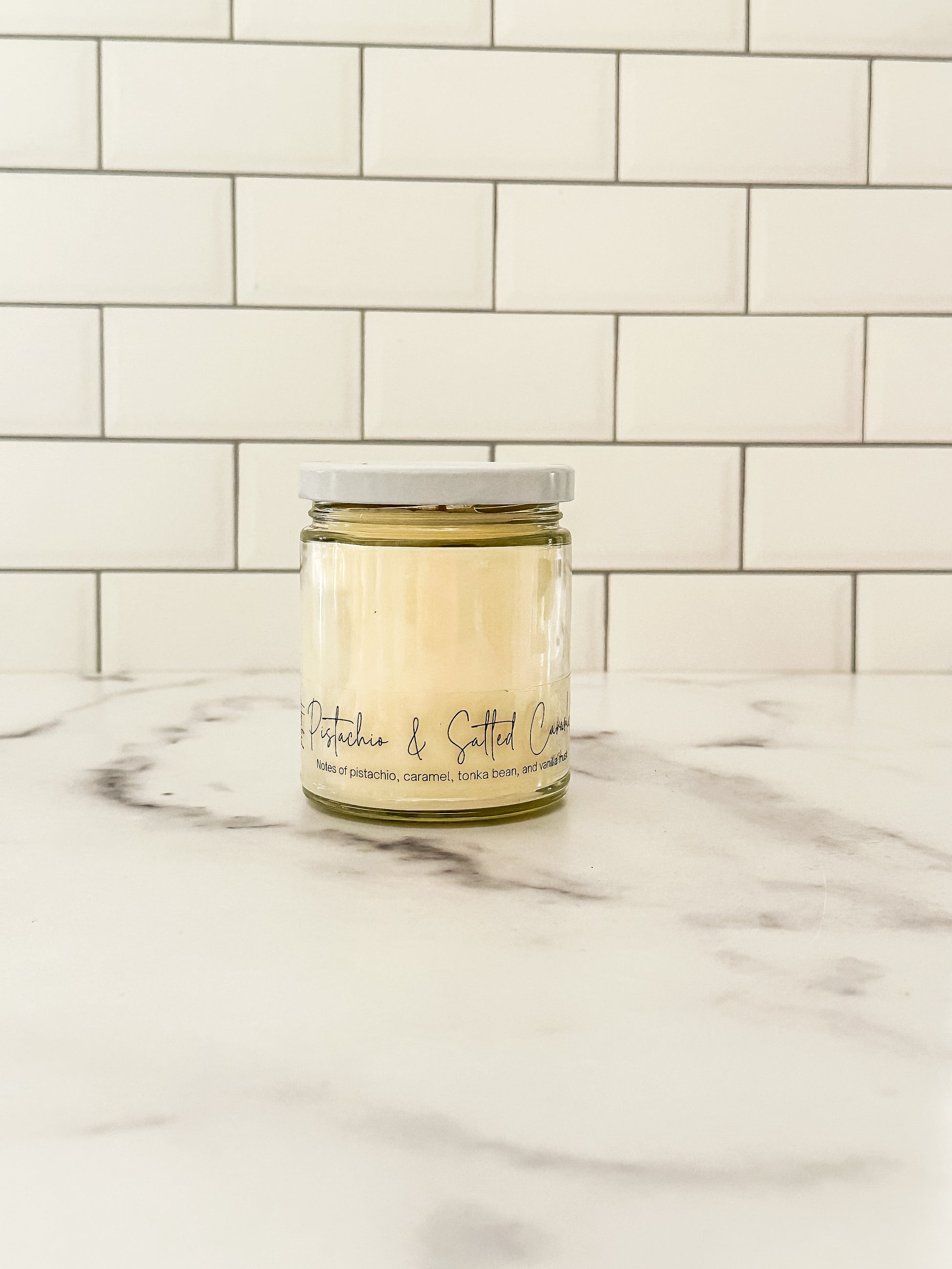 Pistachio & Salted Caramel - Hcubed Candles