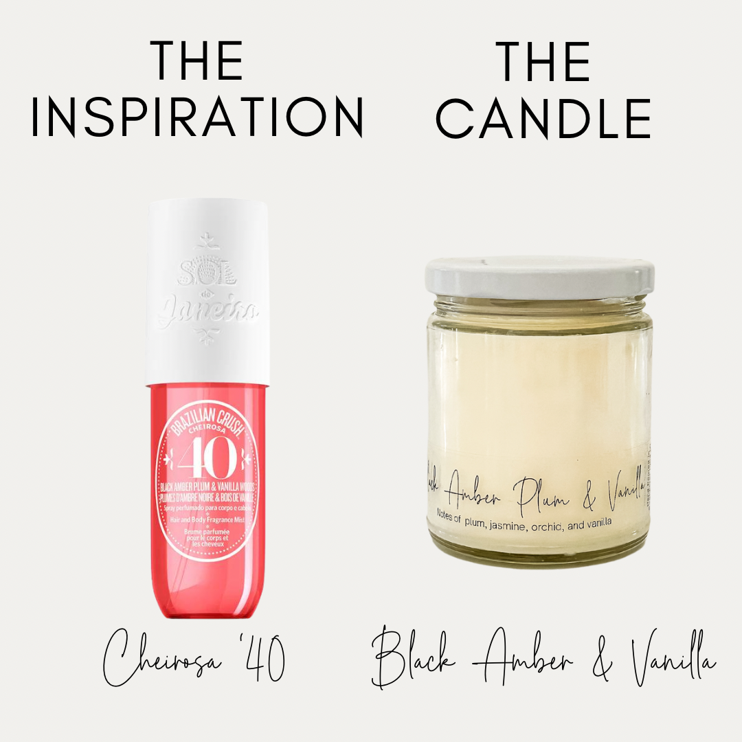 Black Amber Plum & Vanilla - Hcubed Candles