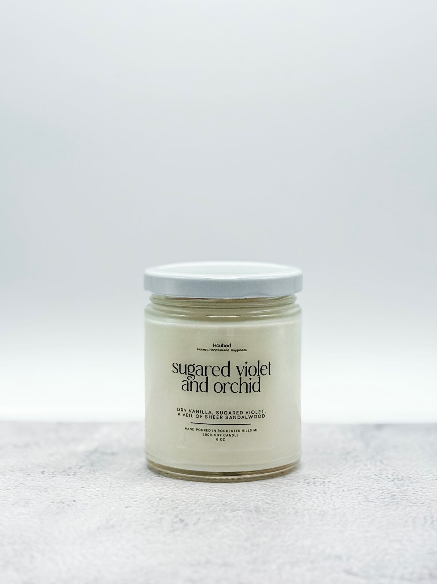 Sugared Violet & Orchid - Hcubed Candles