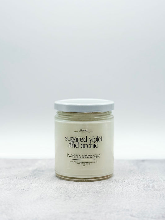 Sugared Violet & Orchid - Hcubed Candles