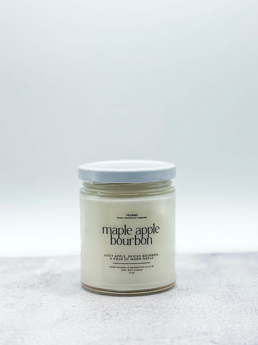 Maple Bourbon Cider - Hcubed Candles
