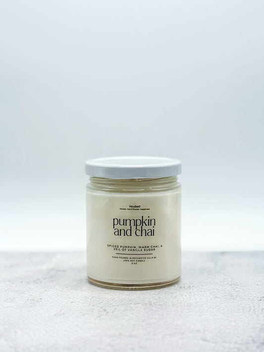 Pumpkin and Chai - Hcubed Candles