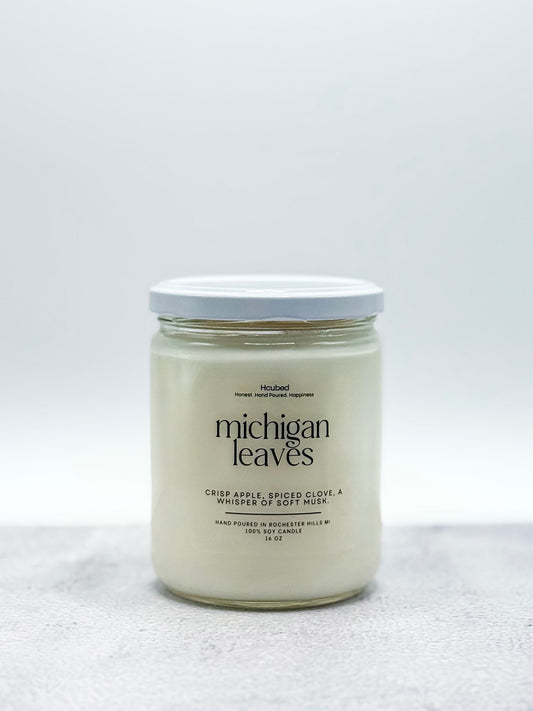 Michigan Leaves - Hcubed Candles