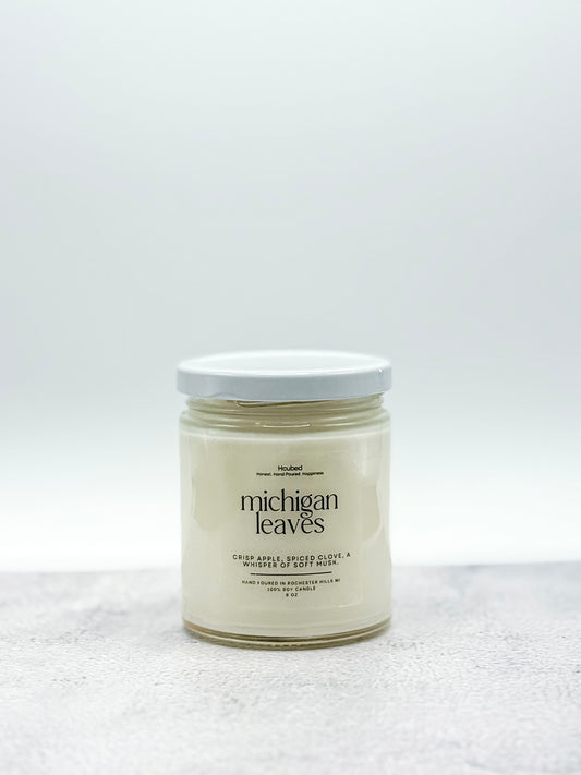 Michigan Leaves - Hcubed Candles