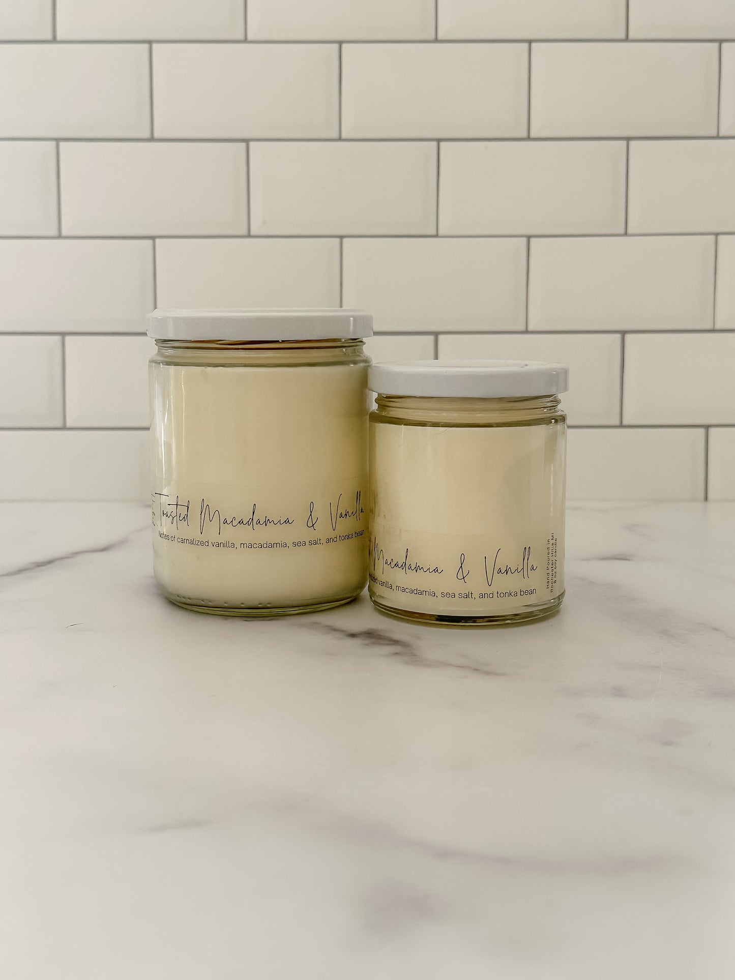 Toasted Macadamia & Vanilla - Hcubed Candles