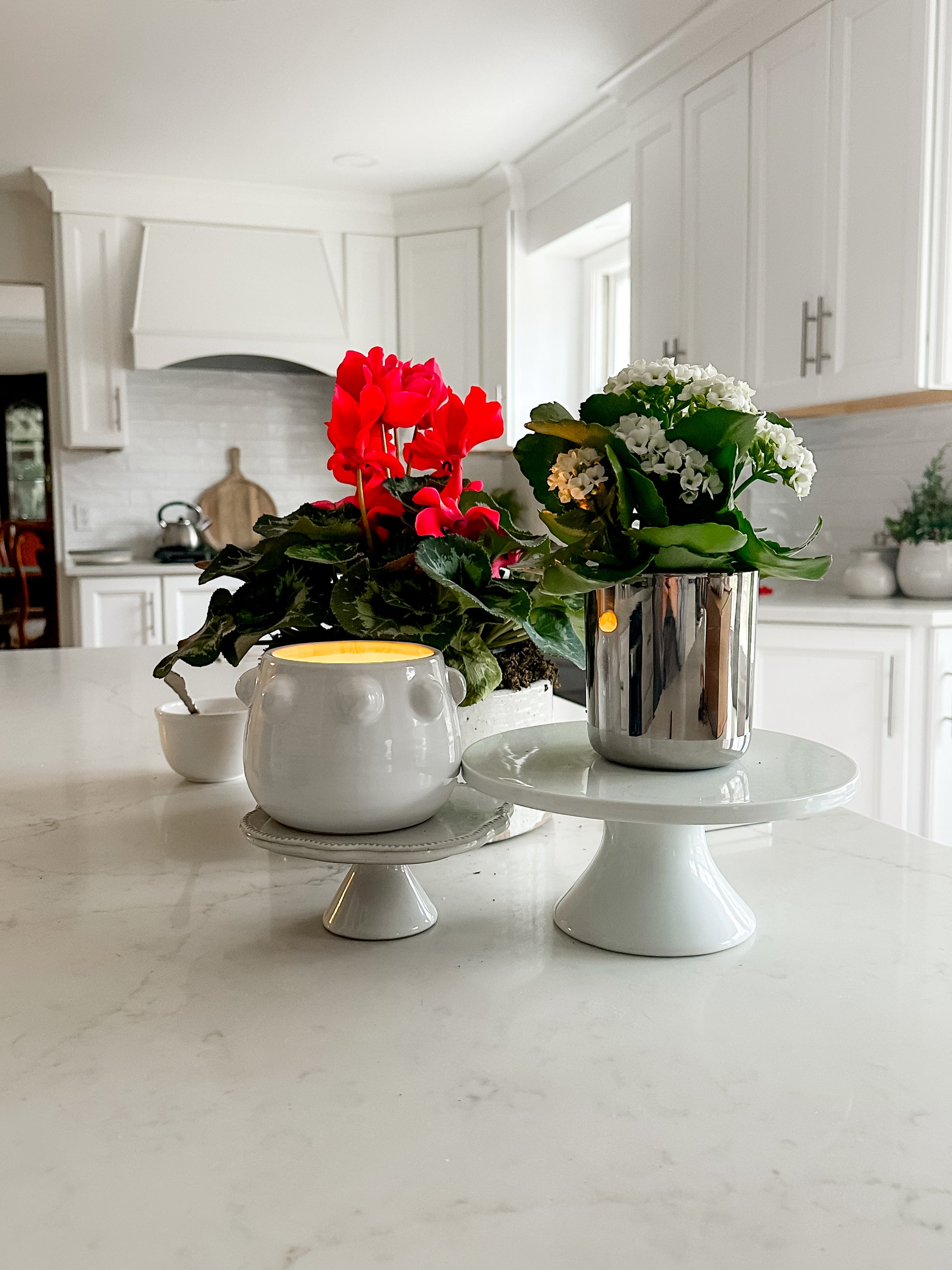 2 wick Ceramic Vessel - Hcubed Candles