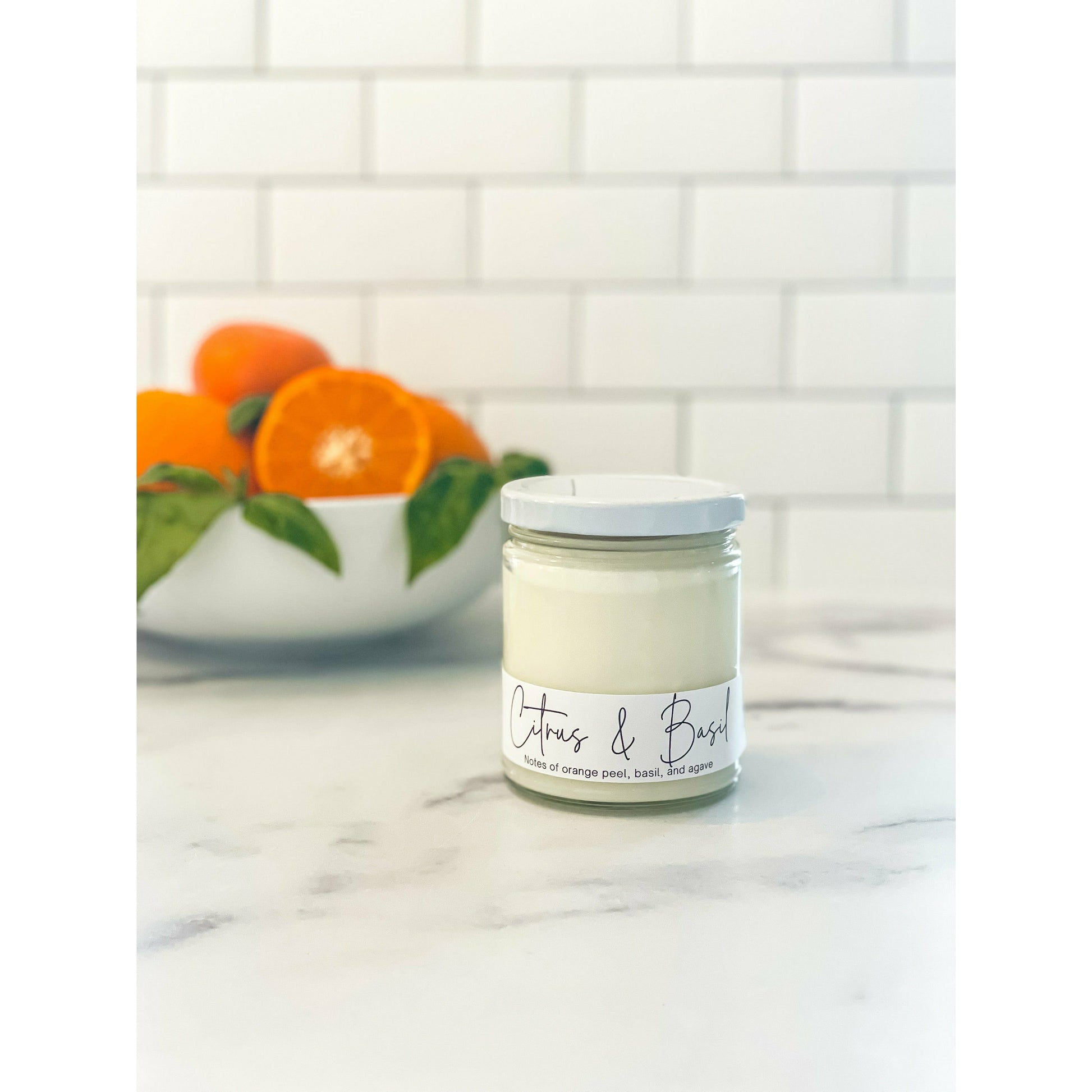 Citrus and Basil - Hcubed Candles