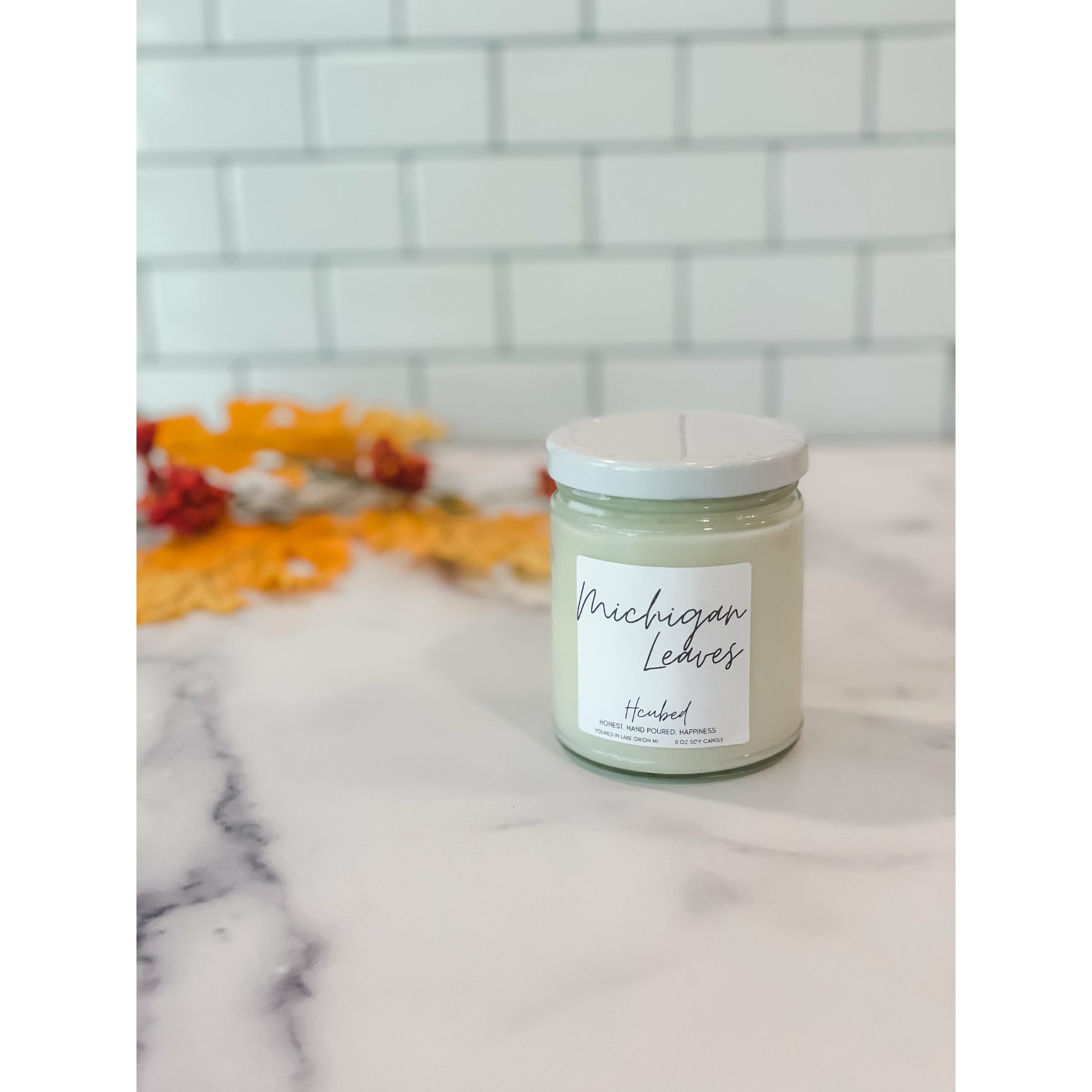 Michigan Leaves - Hcubed Candles