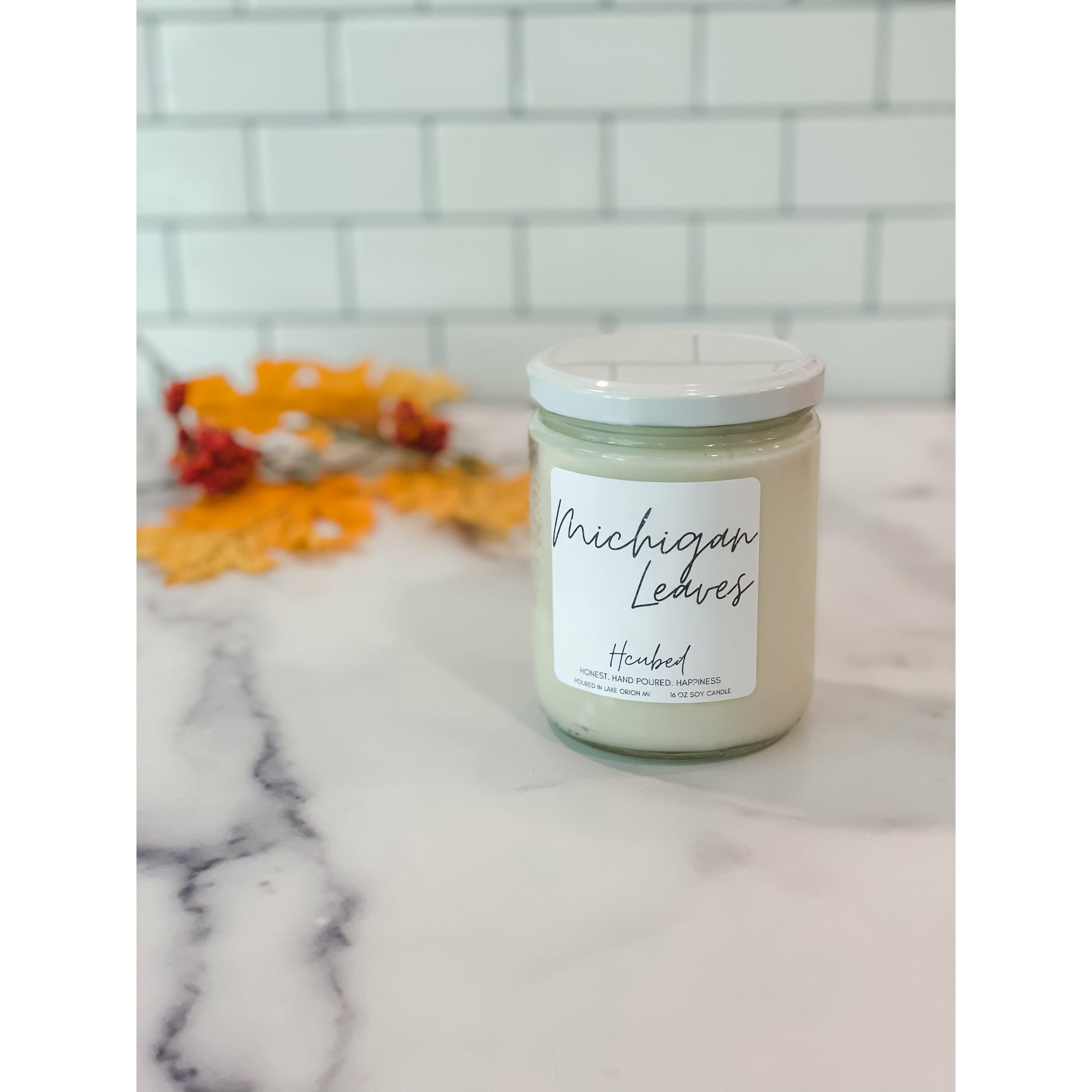 Michigan Leaves - Hcubed Candles