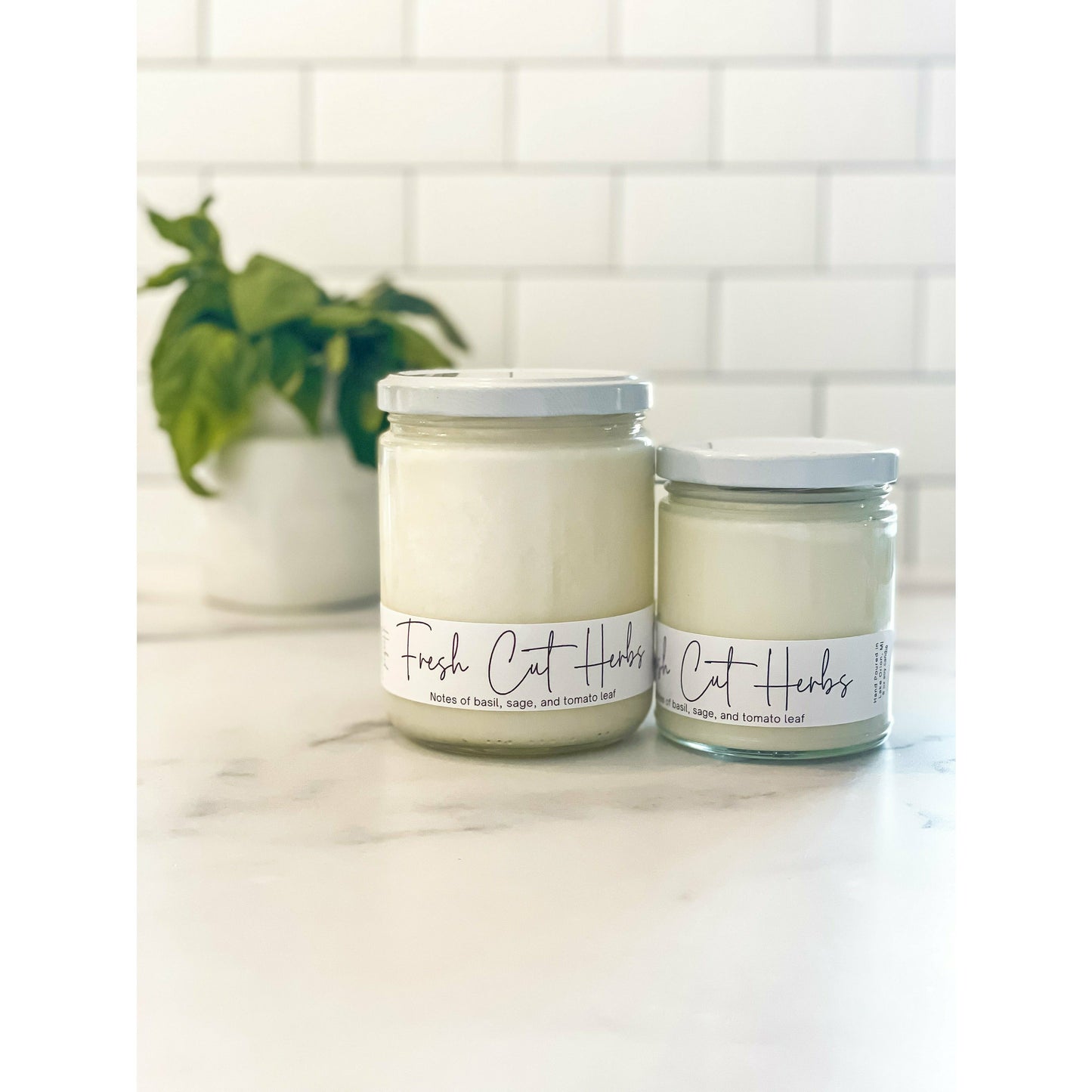 Fresh Cut Herbs - Hcubed Candles