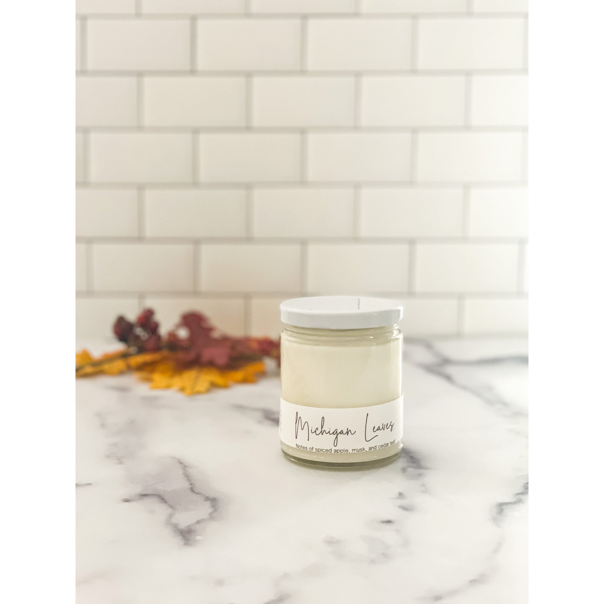 Michigan Leaves - Hcubed Candles