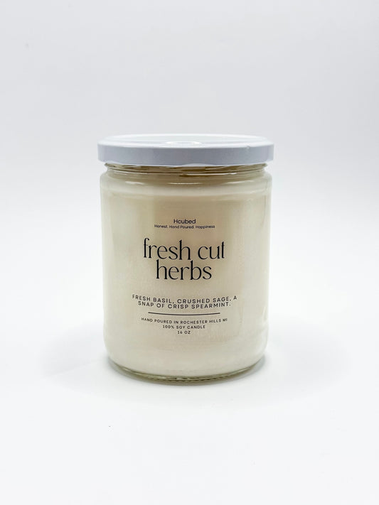 Fresh Cut Herbs - Hcubed Candles