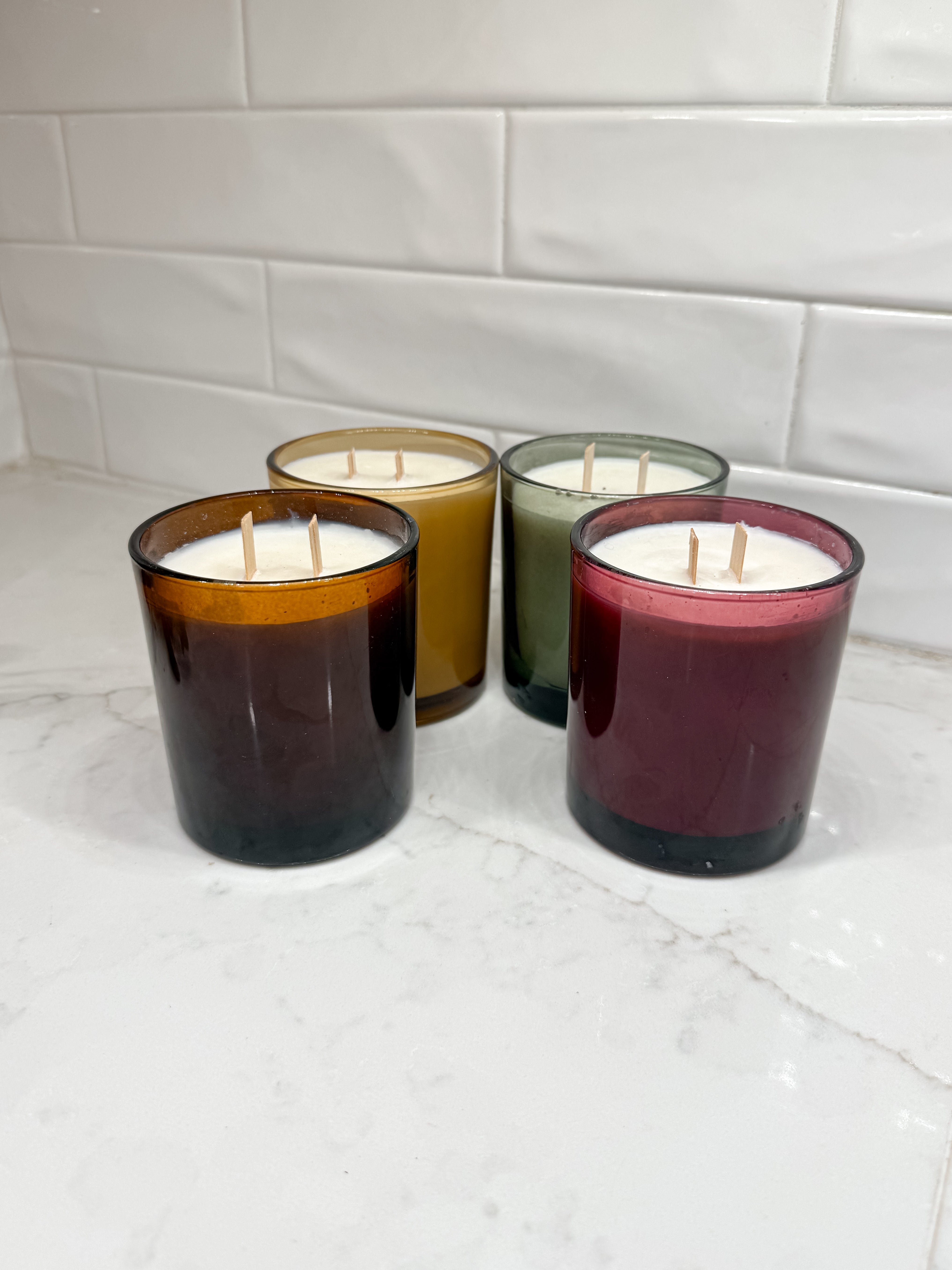 2 Wick Helen Jar Candle – Elegant Refillable Soy Candle- Hcubed