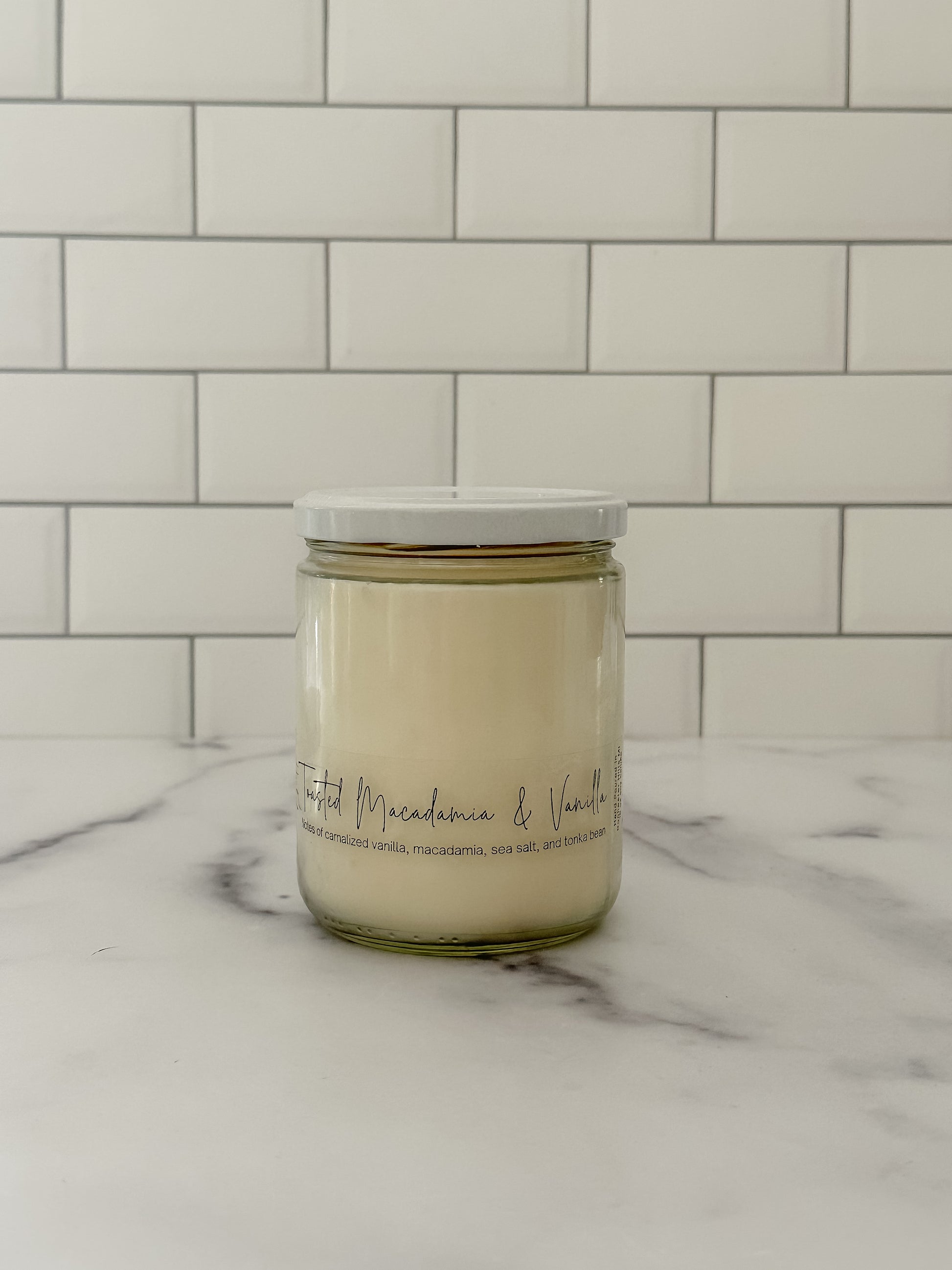 Toasted Macadamia & Vanilla - Hcubed Candles