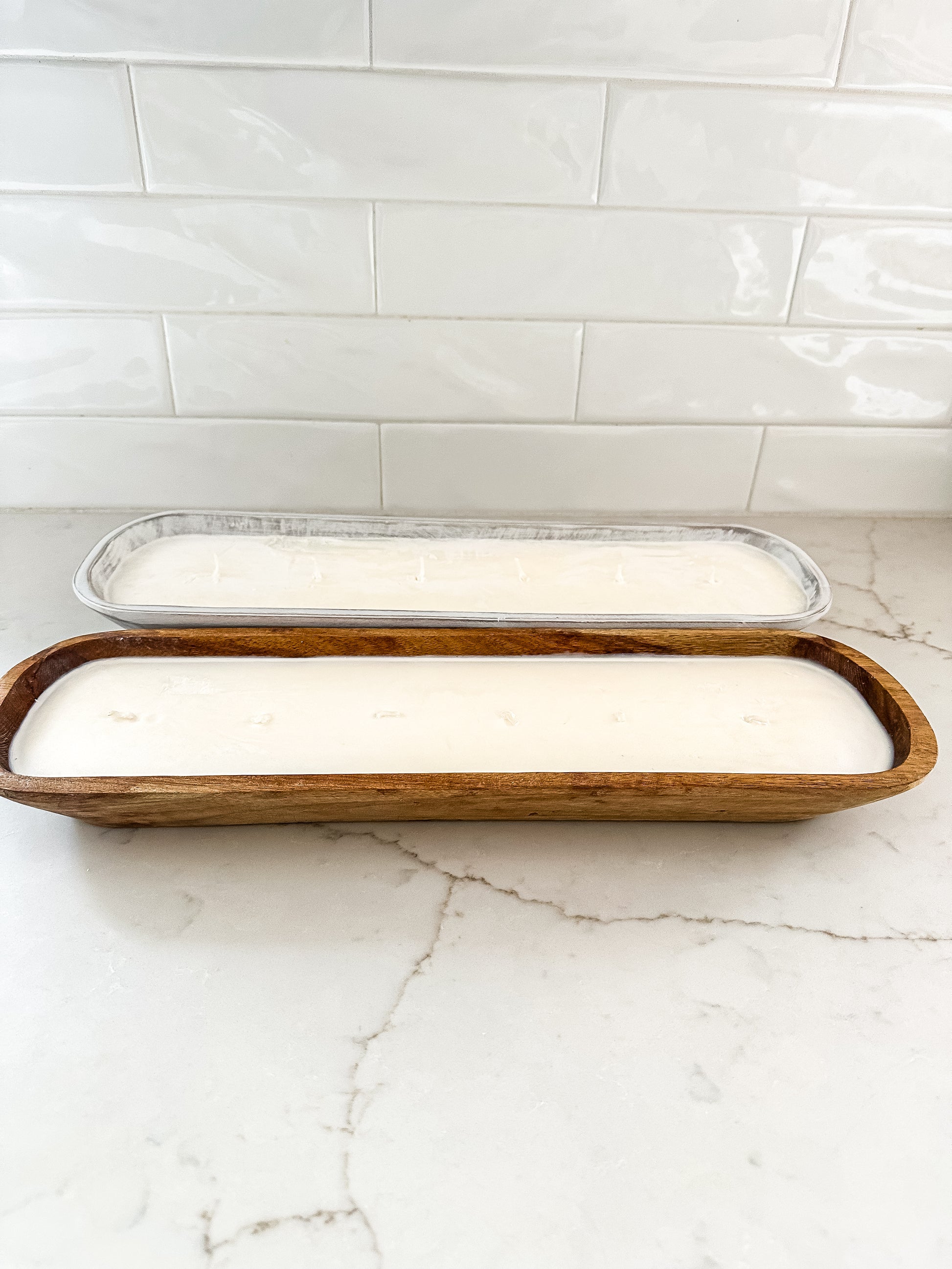 6 wick Dough Bowl - Hcubed Candles