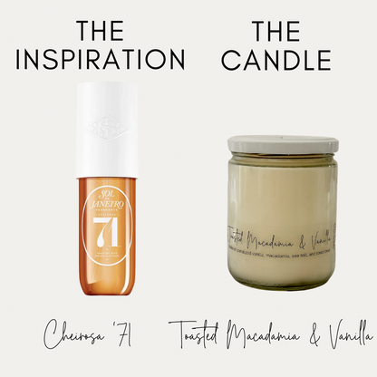 Toasted Macadamia & Vanilla - Hcubed Candles