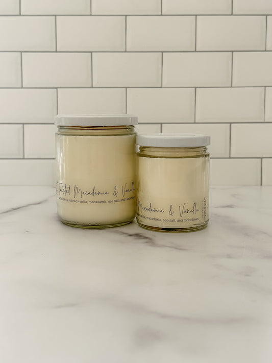 Toasted Macadamia & Vanilla - Hcubed Candles