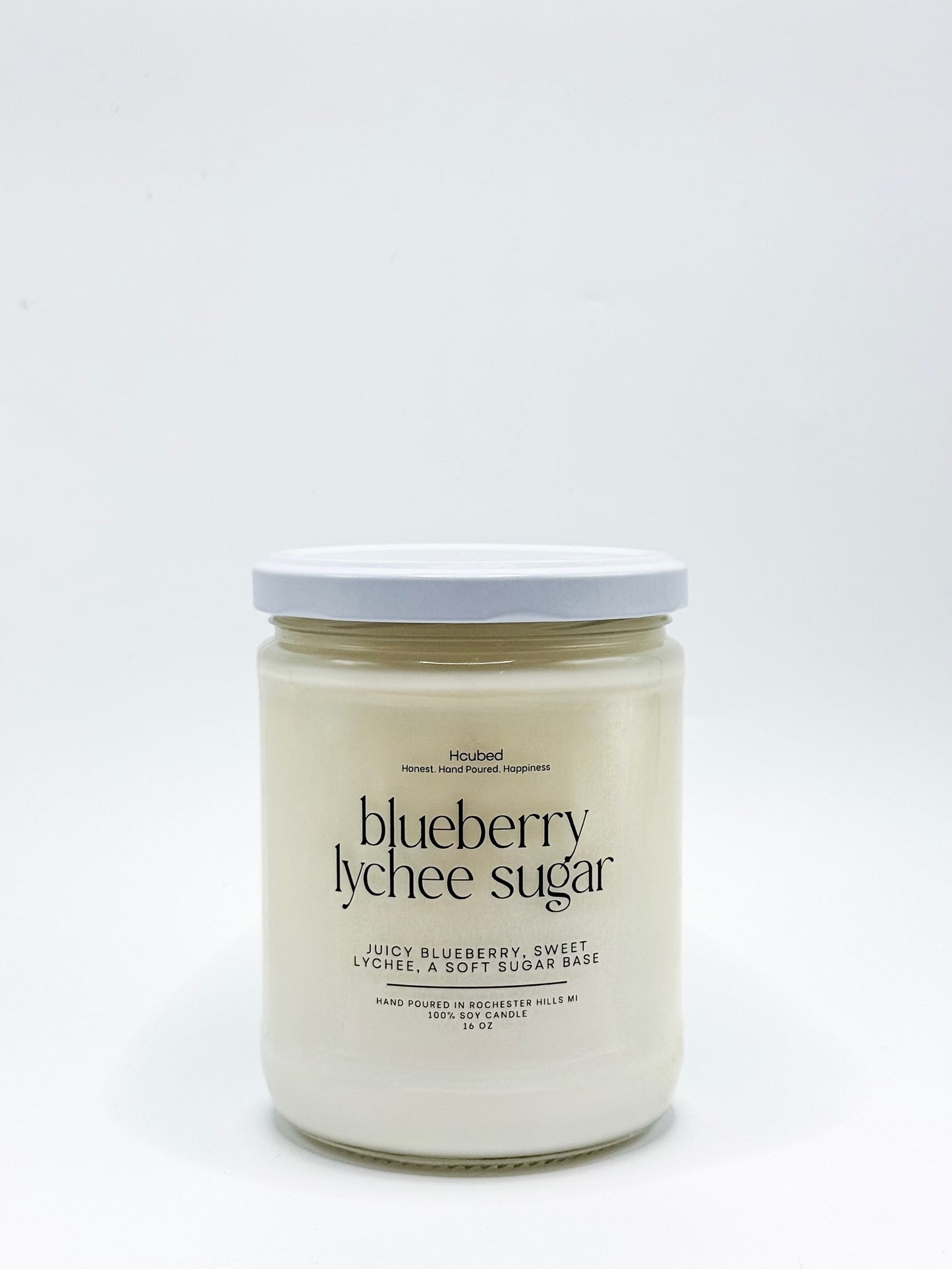 Blueberry Lychee Sugar - Hcubed Candles