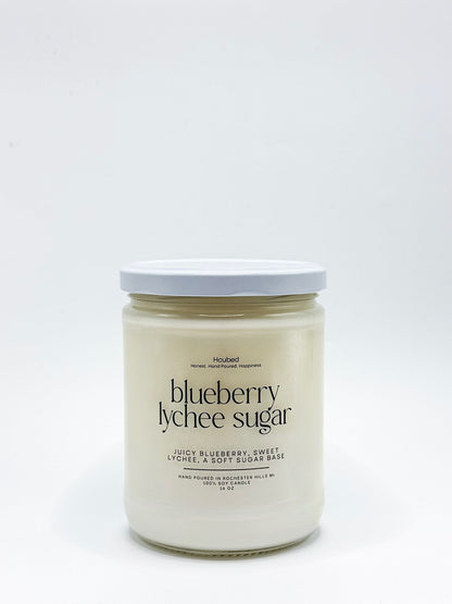 Blueberry Lychee Sugar - Hcubed Candles