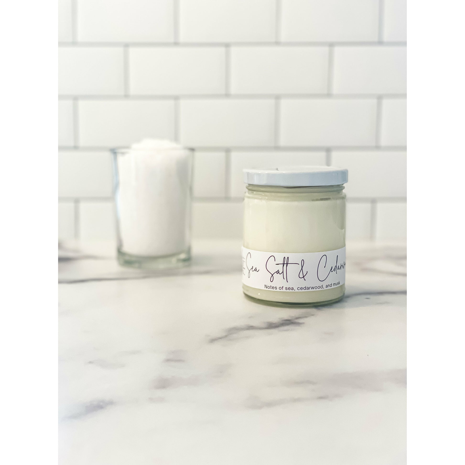 Sea Salt & Cedarwood - Hcubed Candles