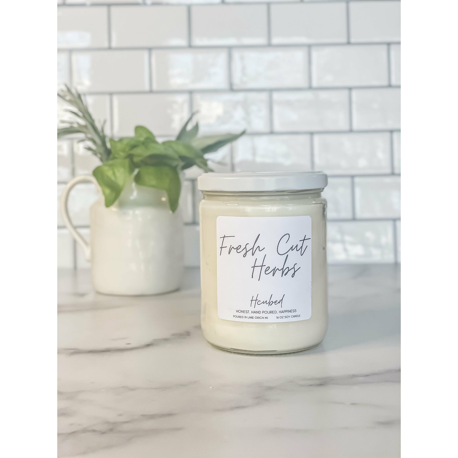 Fresh Cut Herbs - Hcubed Candles