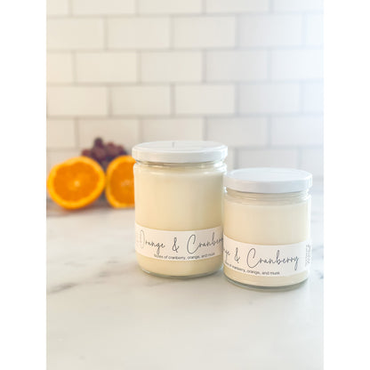 Orange & Cranberry - Hcubed Candles