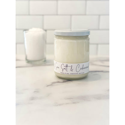 Sea Salt & Cedarwood - Hcubed Candles