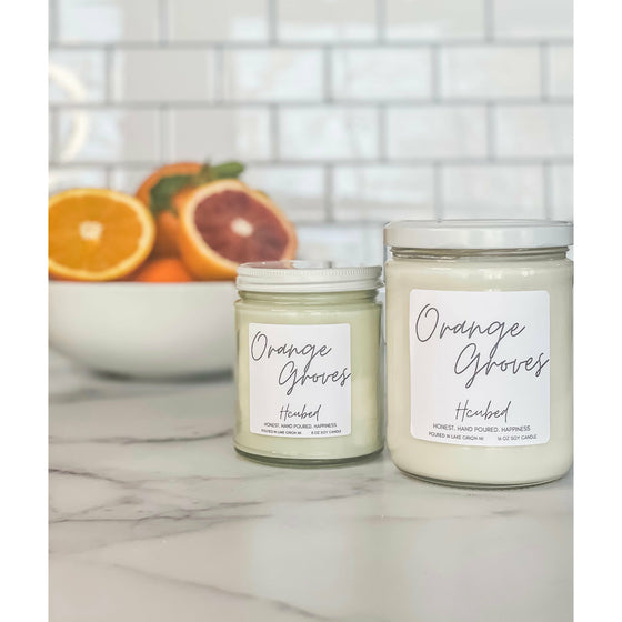 Orange Groves - Hcubed Candles