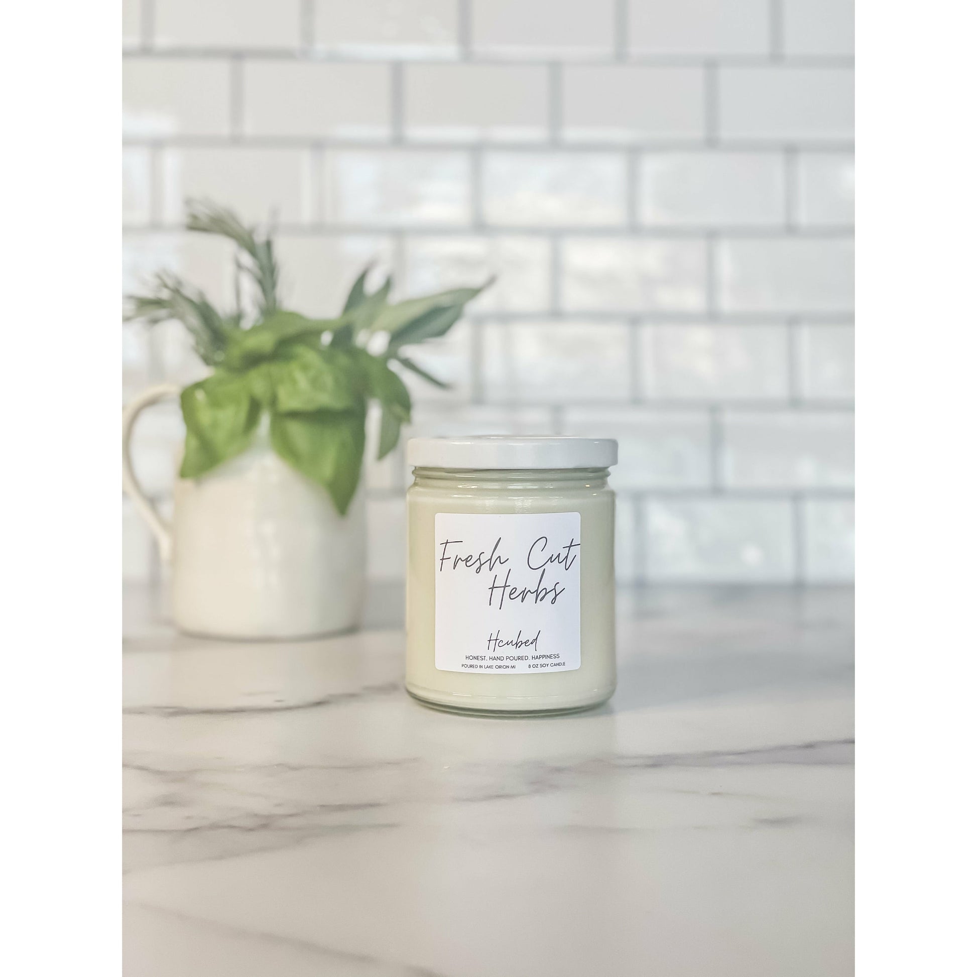 Fresh Cut Herbs - Hcubed Candles