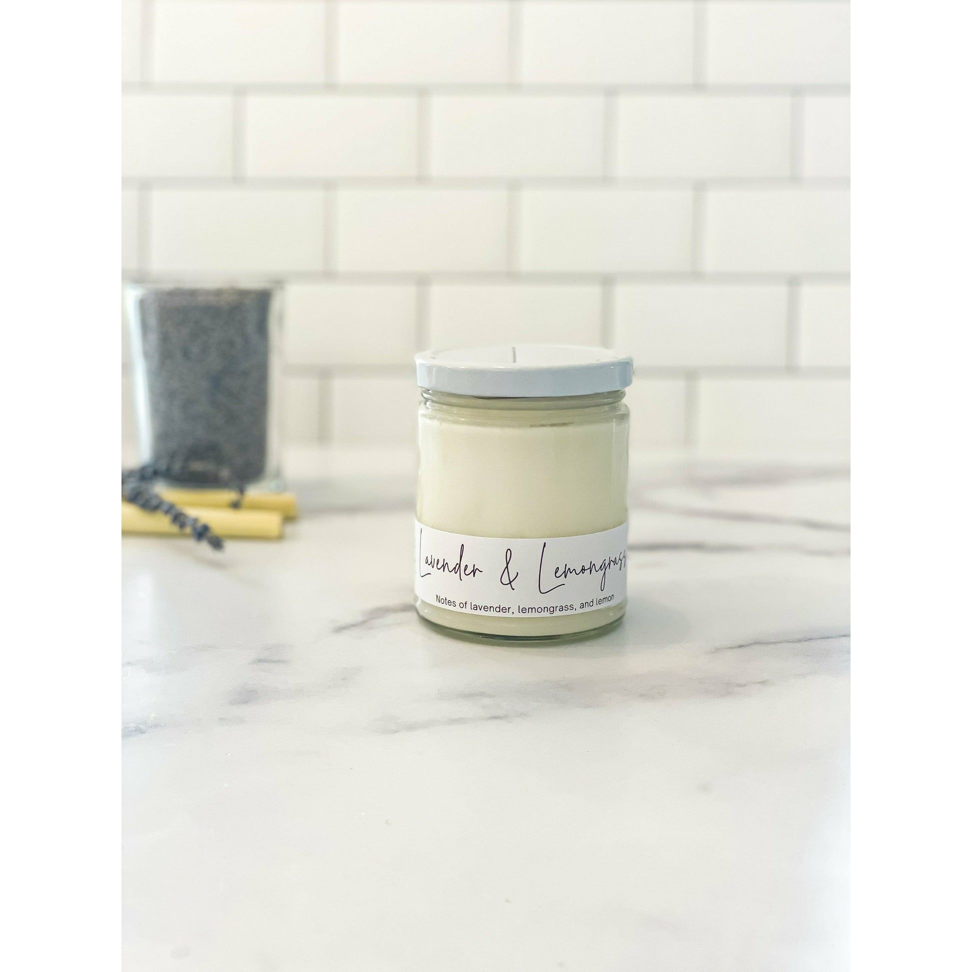 Lavender and Lemongrass - Hcubed Candles