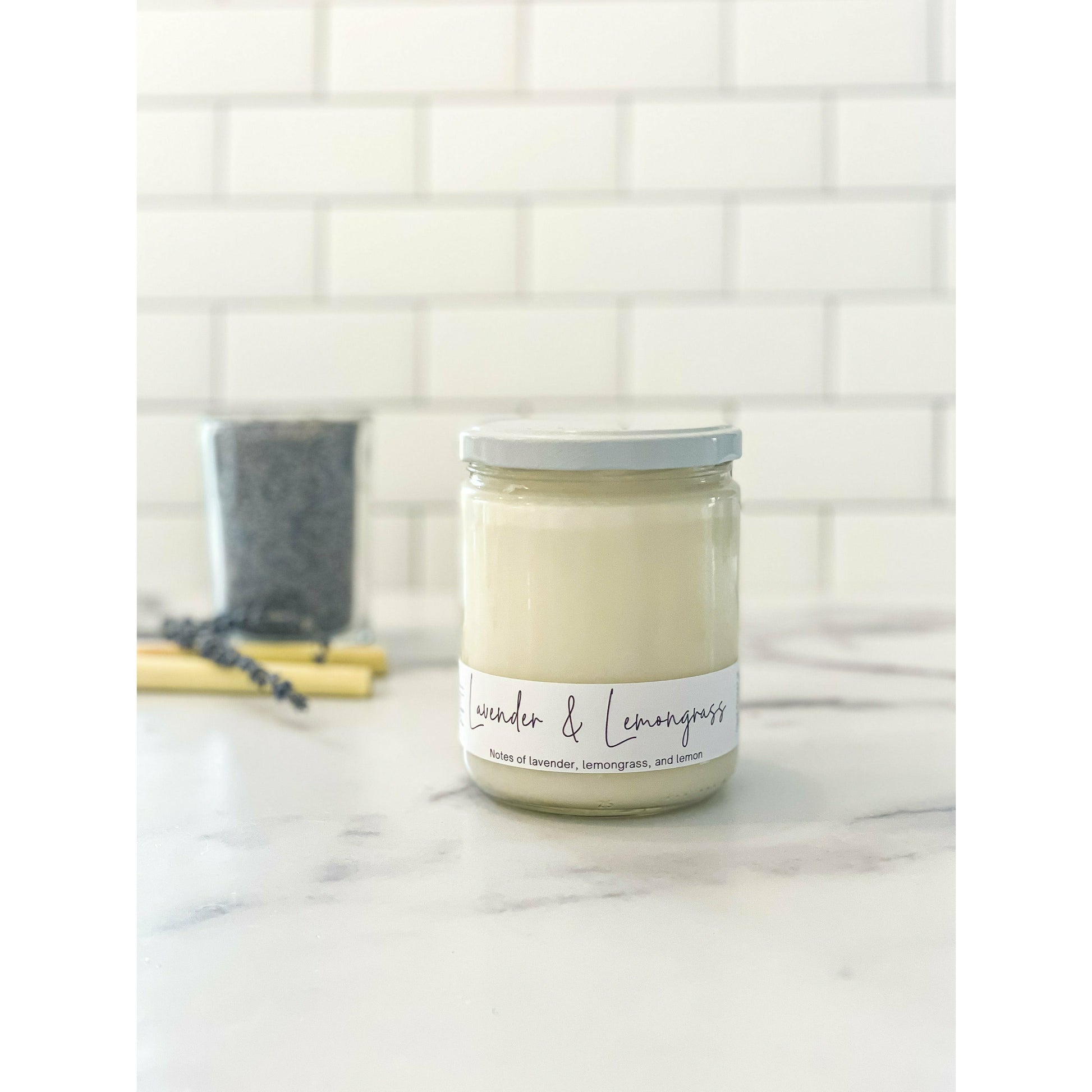 Lavender and Lemongrass - Hcubed Candles