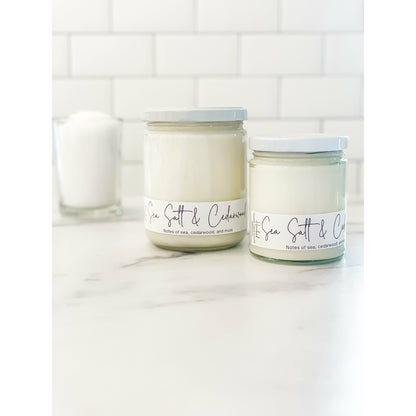 Sea Salt & Cedarwood - Hcubed Candles