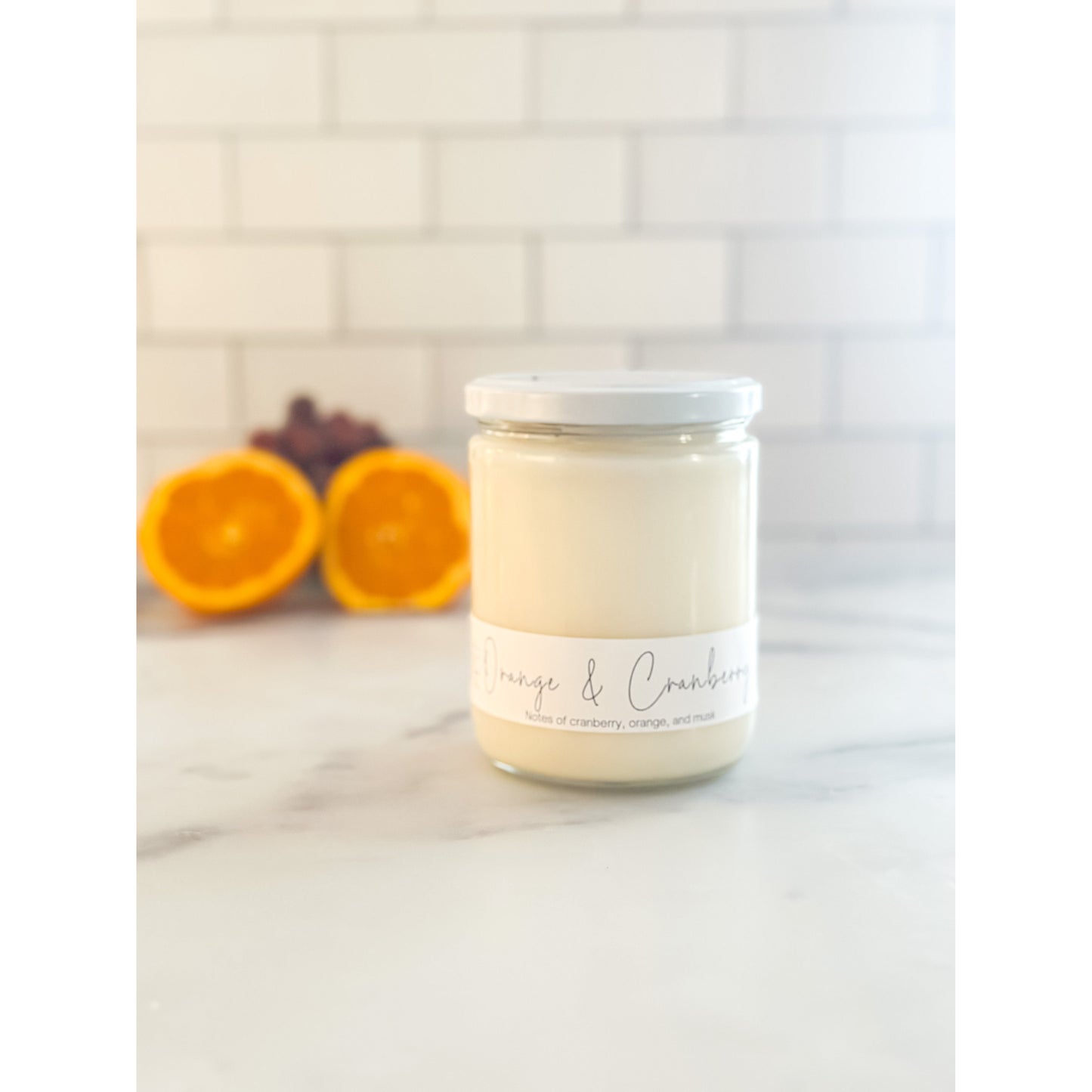 Orange & Cranberry - Hcubed Candles