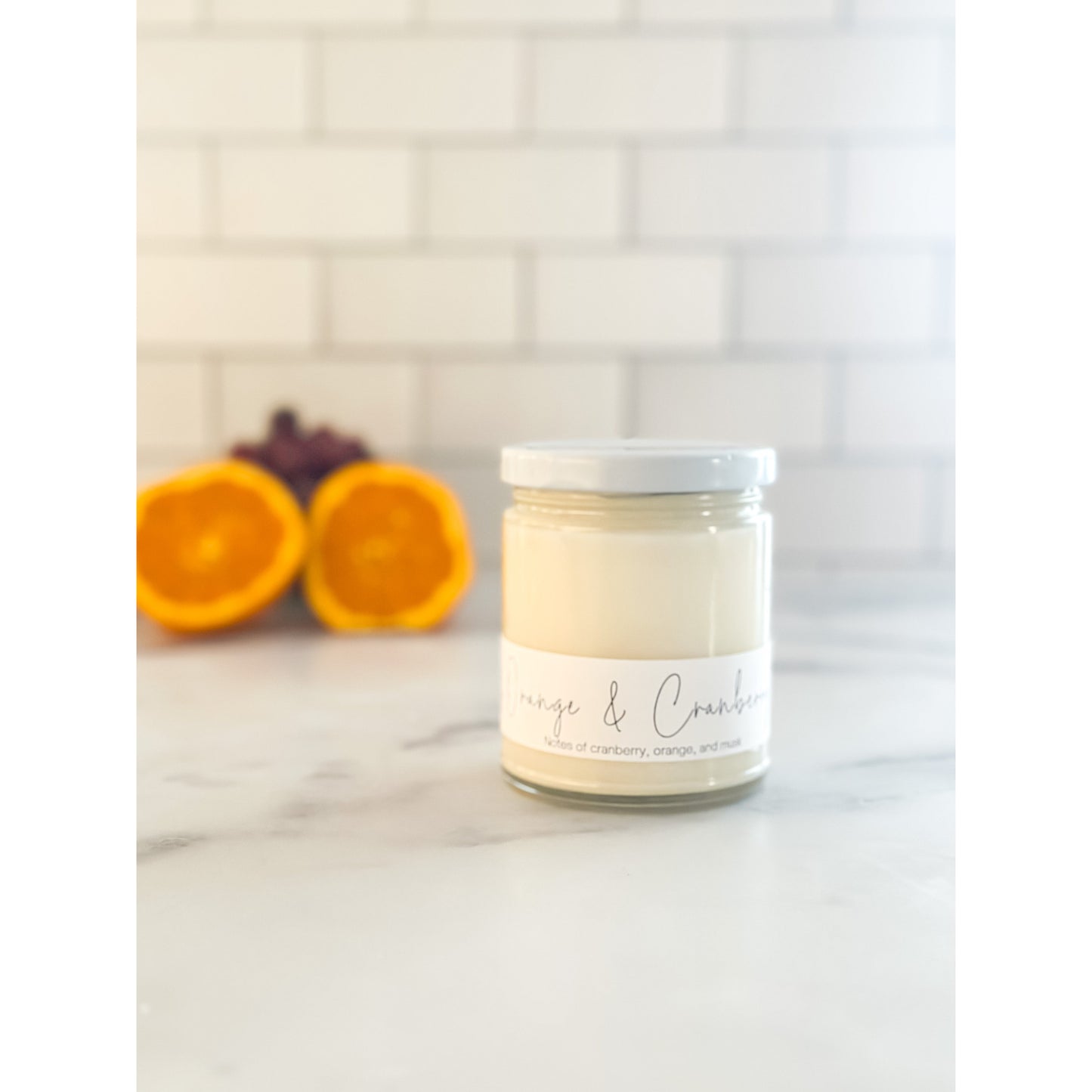 Orange & Cranberry - Hcubed Candles