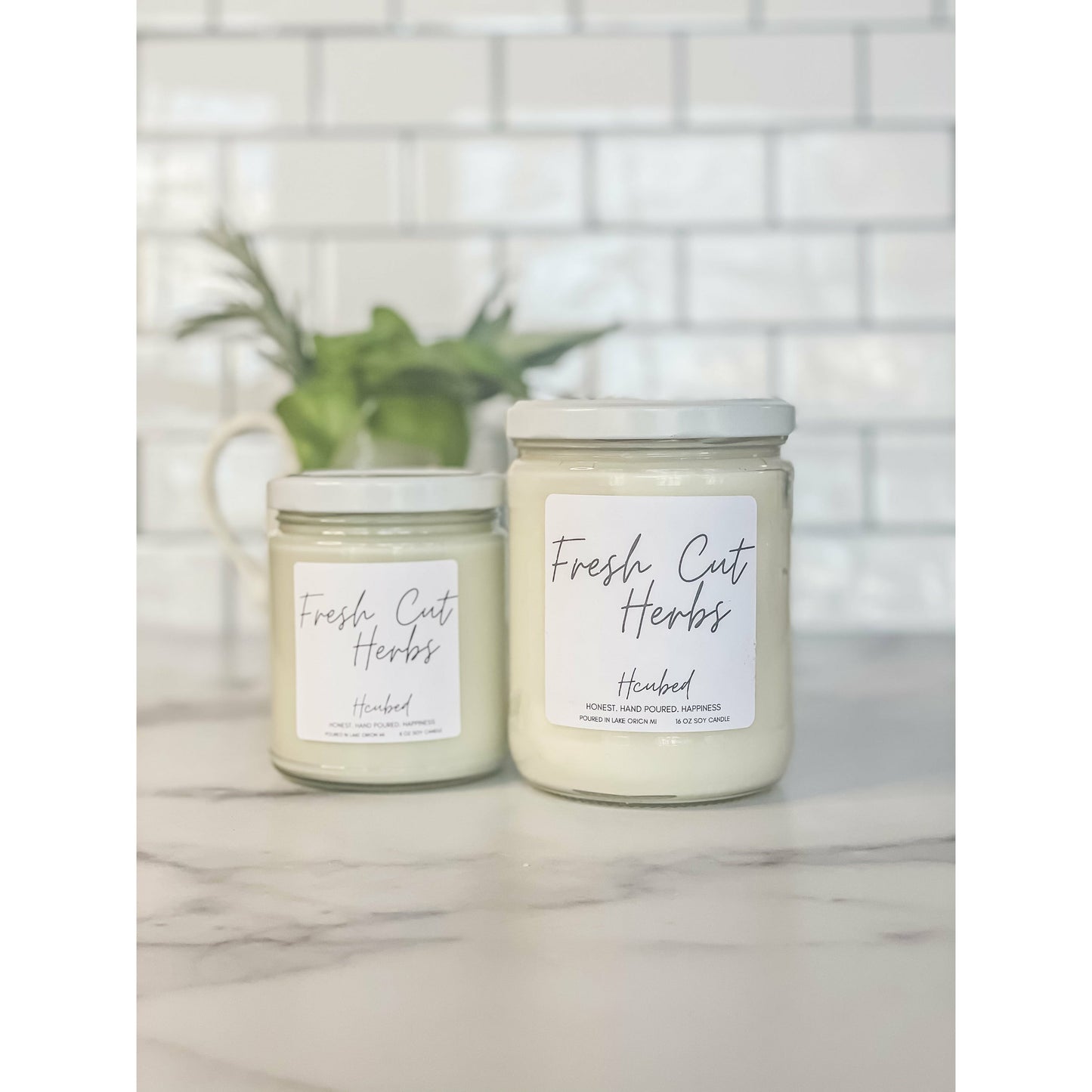 Fresh Cut Herbs - Hcubed Candles